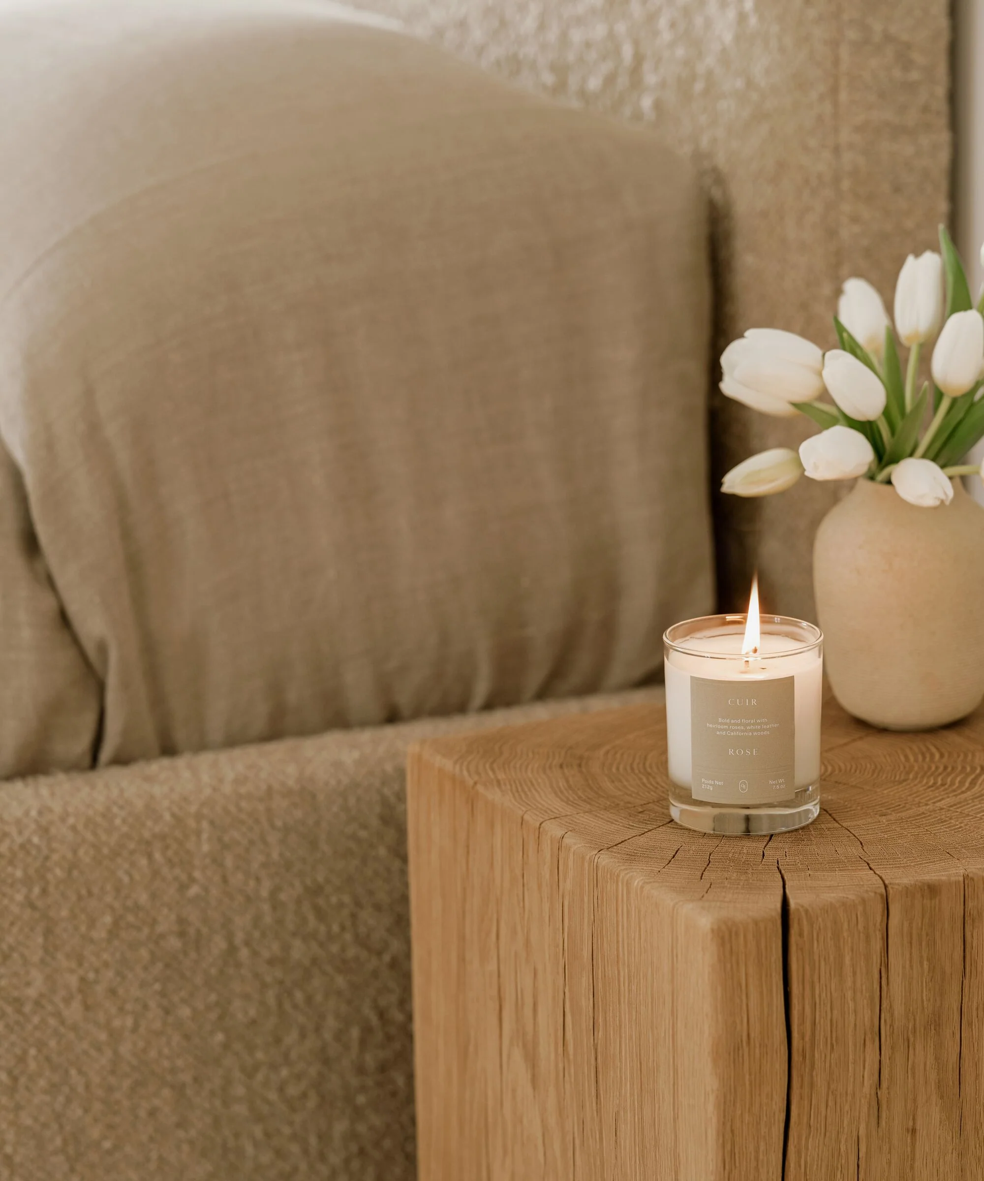 Cuir Rose Candle - Image 3